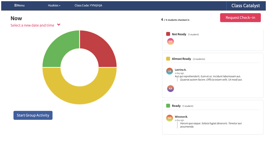 Class View Data