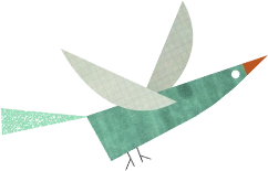 Green Bird Illustration