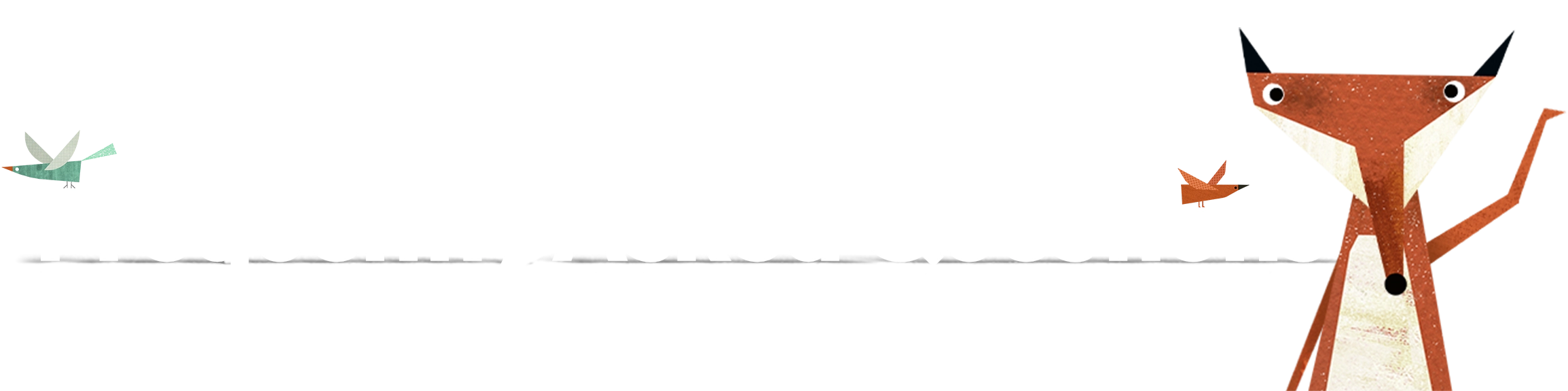 Frequently Asked Questions Title with Foxy and Birds