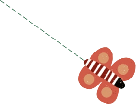 Orange Butterfly Illustration