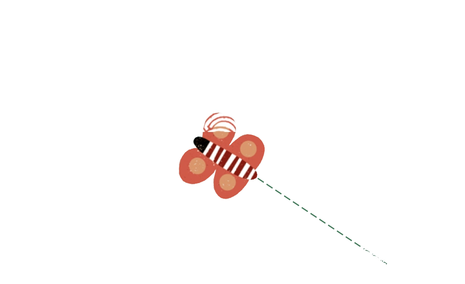 Butterfly in Clouds