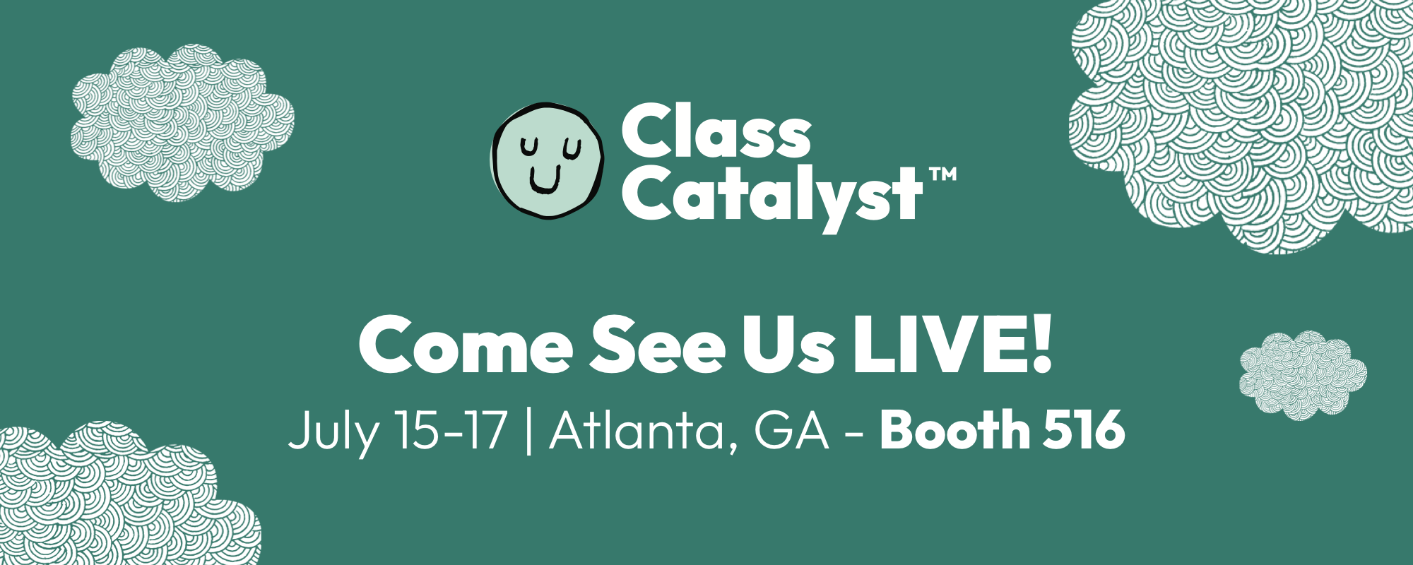 Come See Class Catalyst LIVE at ASCA - Booth 516