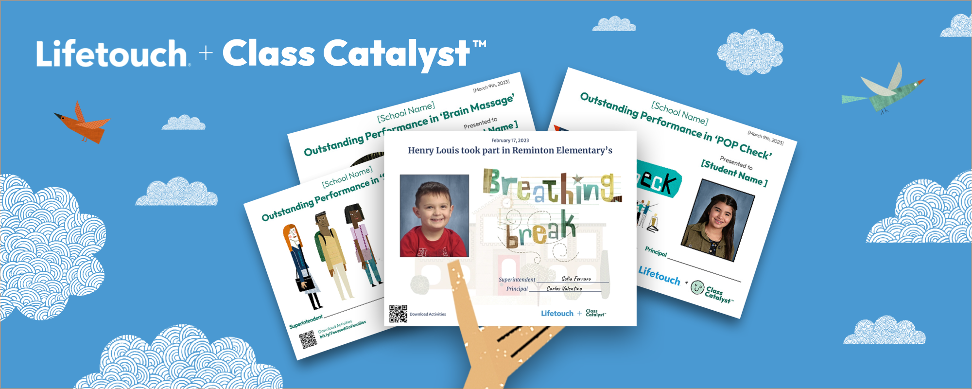 Lifetouch and Class Catalyst Certificates