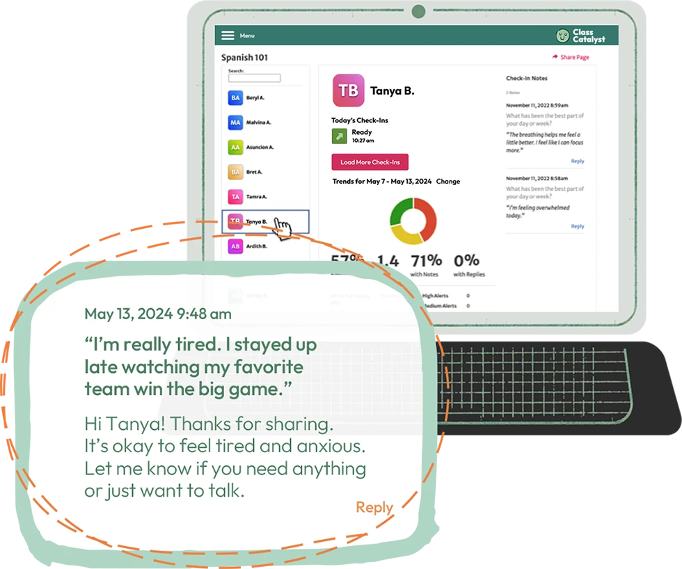 Tanya B Quote Showing on Dashboard