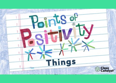 Points of Positivity: Things