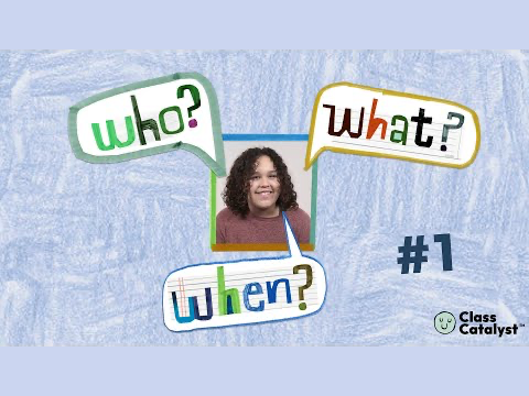 Who? What? When? #1